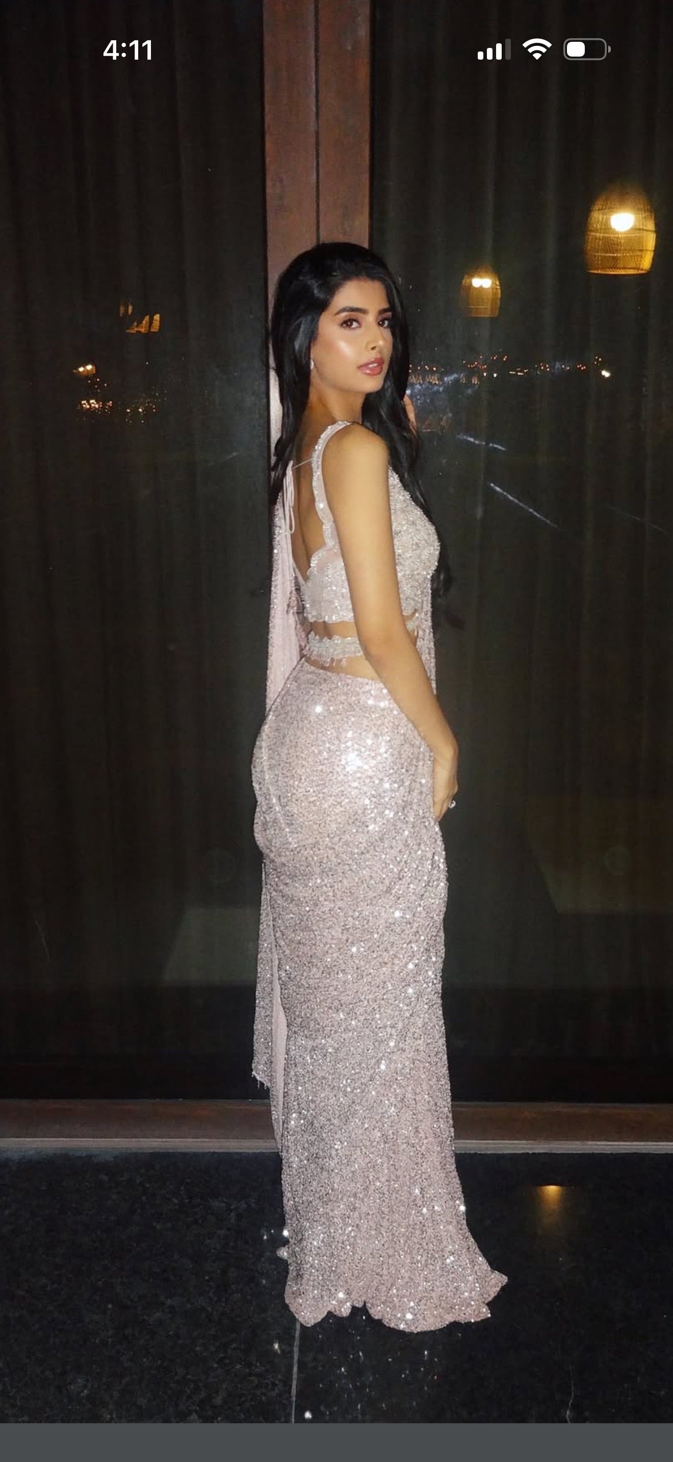 Elegance Shimmer Saree