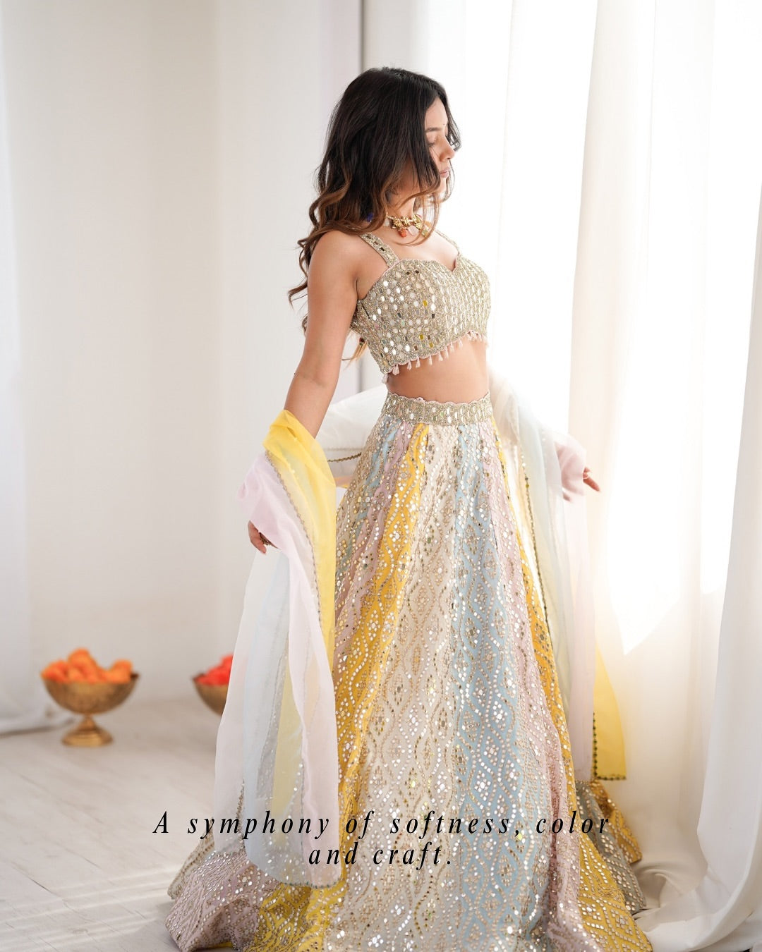 Veronica: The Pastel Lehnga